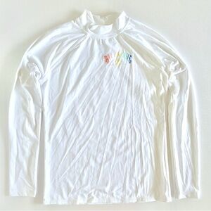 ❌SOLD❌NEW Billabong Women’s long sleeve rashguard in white -Size Medium